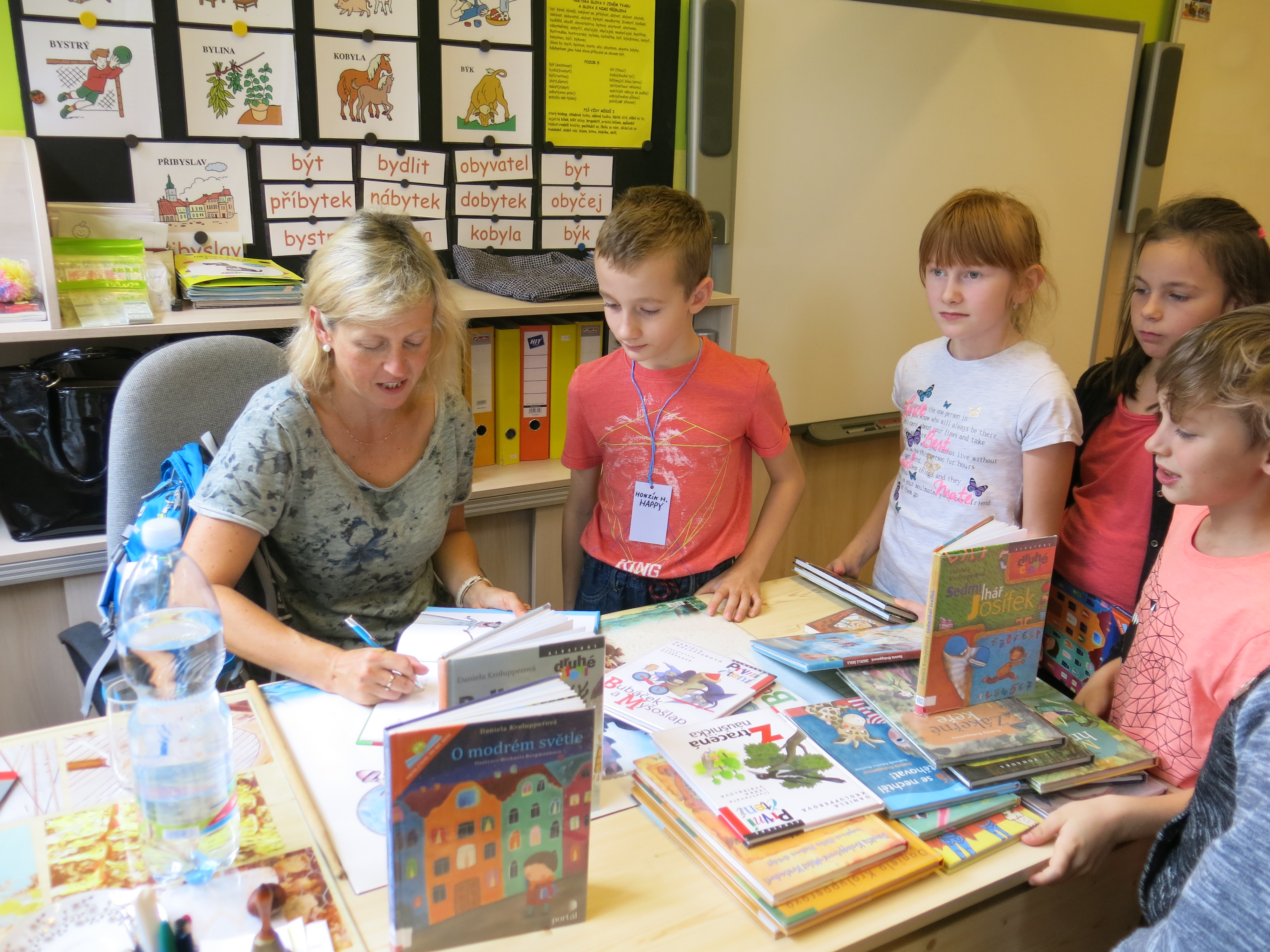 PILOTÁŽ - Městská knihovna Ústí nad Orlicí; Projekt: Beseda se spisovatelkou Danielou Krolupperovou pro žáky 3. a 4. třídy ZŠ