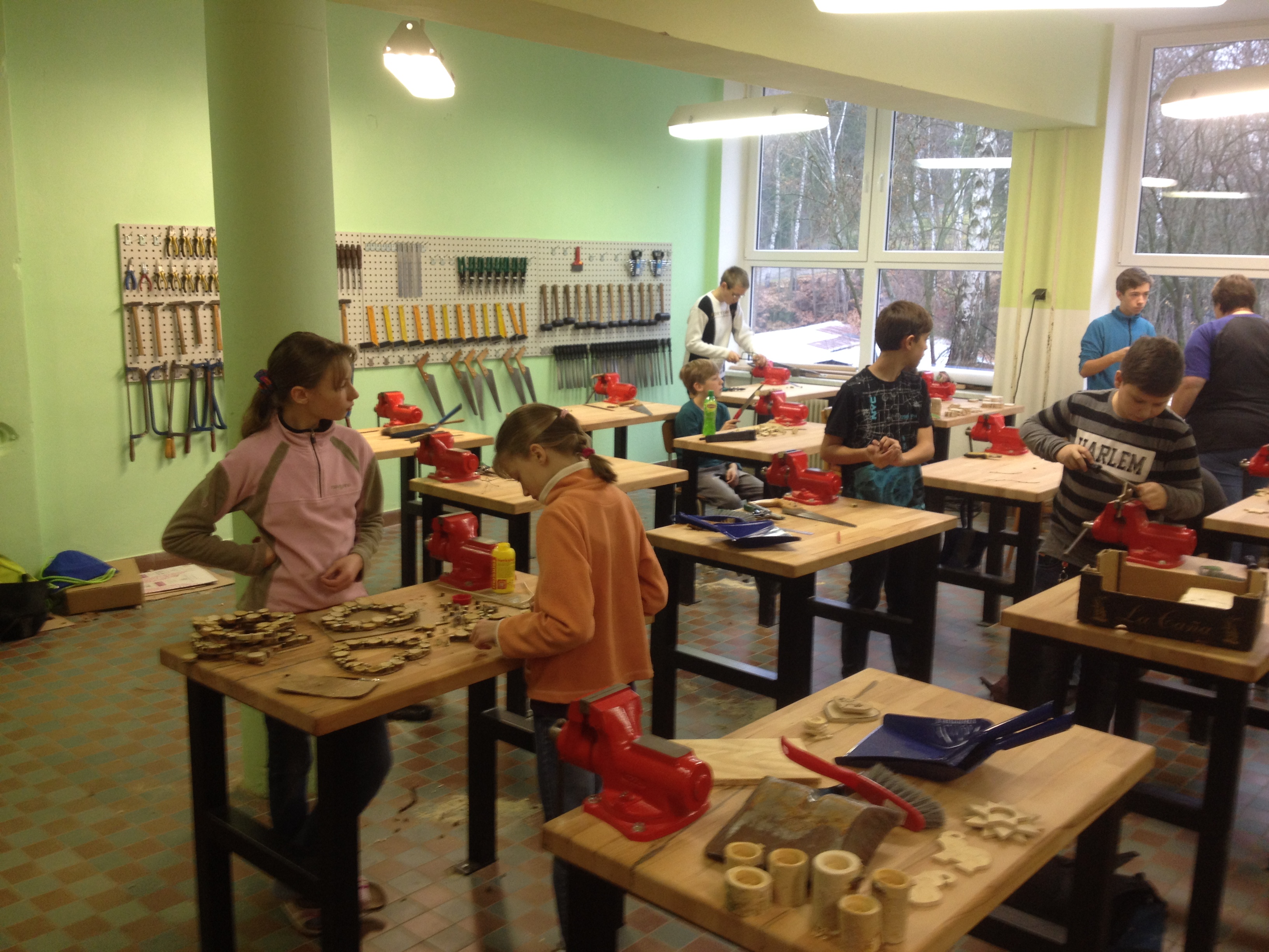 Ukázková hodina na téma Využití praktických a technických činností k propagaci školy