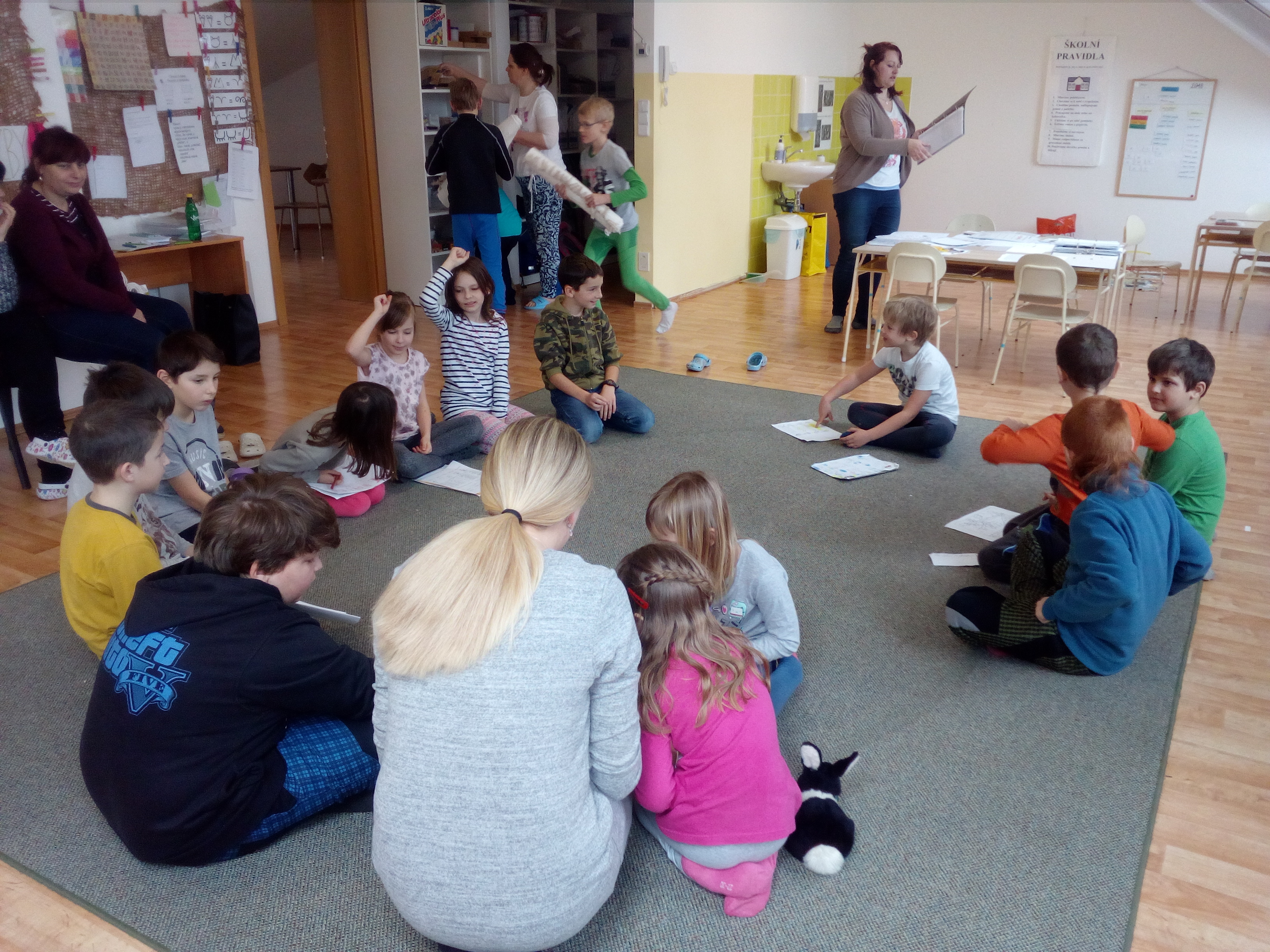 Ukázková hodina na téma Český jazyk a matematika v prostředí Montessori 8. března