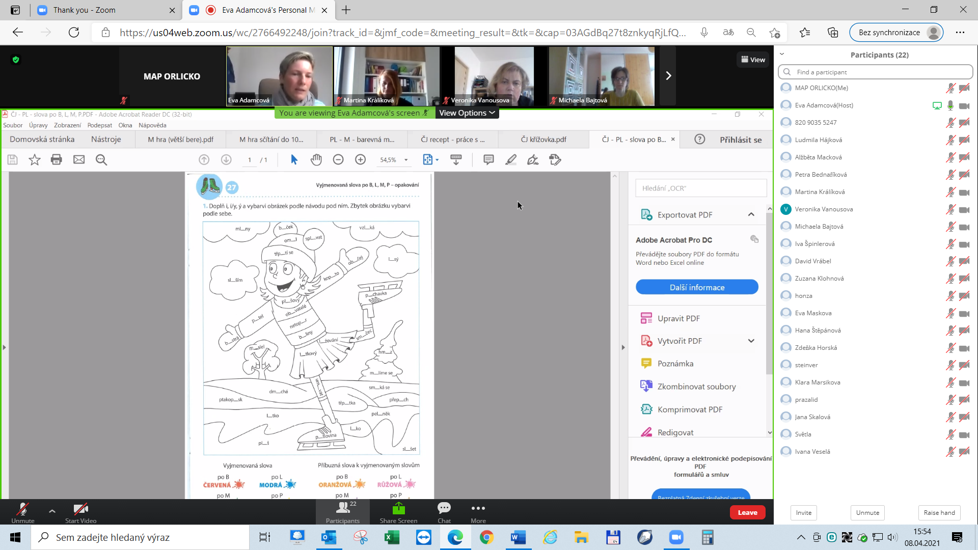 Workshop - Hravé formy učení při distanční výuce pro 1. stupeň ZŠ